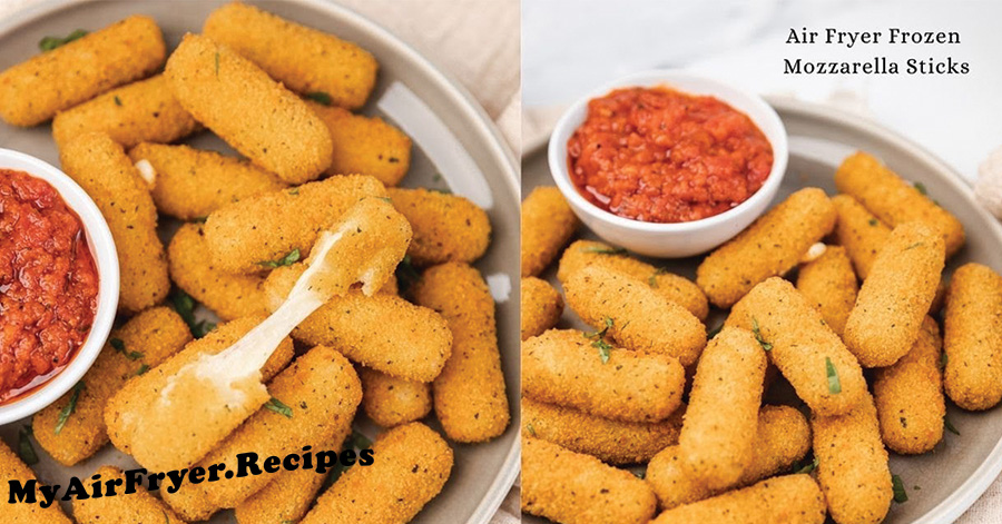 Crispy Air Fryer Mozzarella Sticks (Frozen & Easy Recipe)