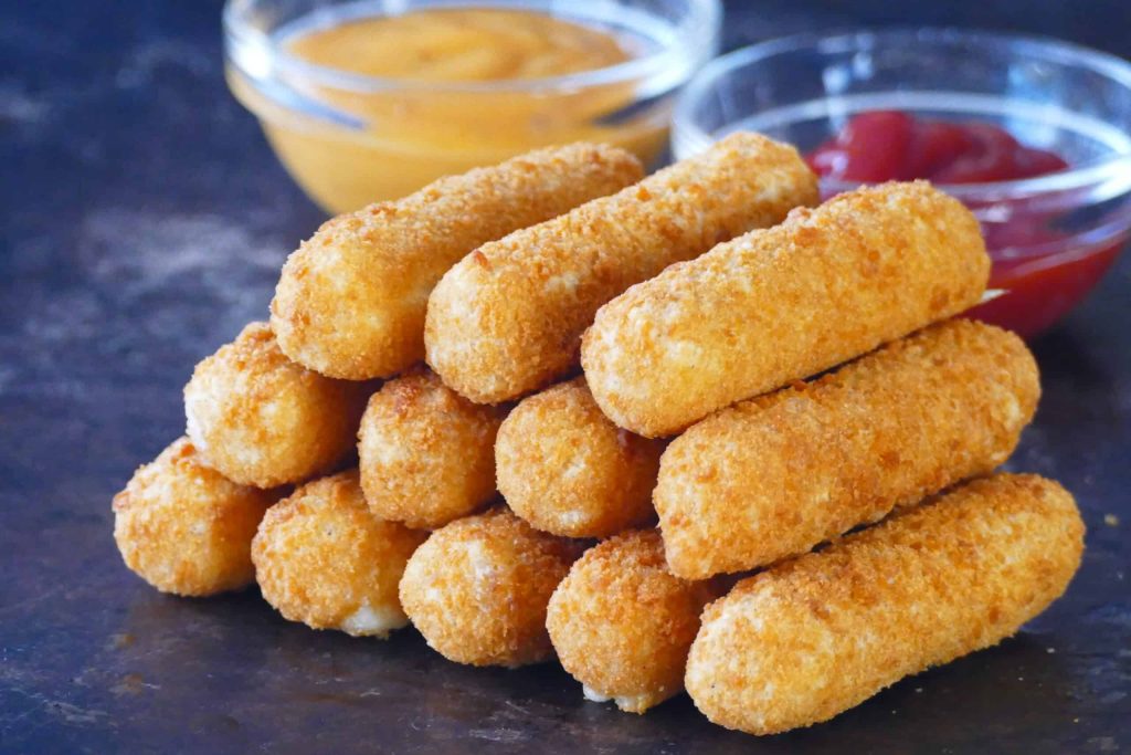 air fry mozzarella sticks frozen